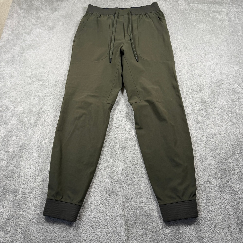 Lululemon ABC Jogger Mens Medium Dark Olive Warpstreme Athletic Pants‎